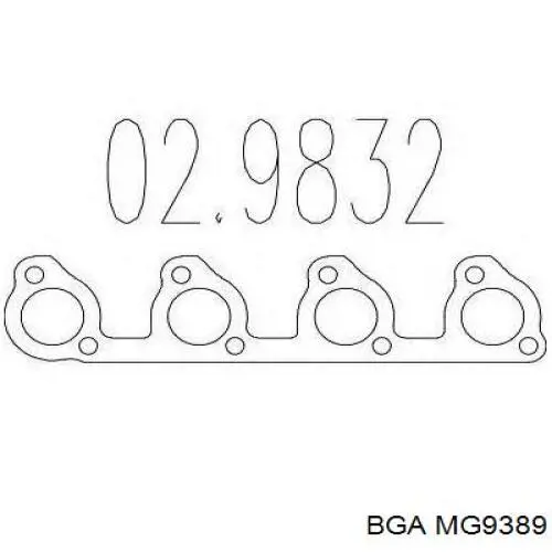 Купить MG9389 BGA Прокладка коллектора