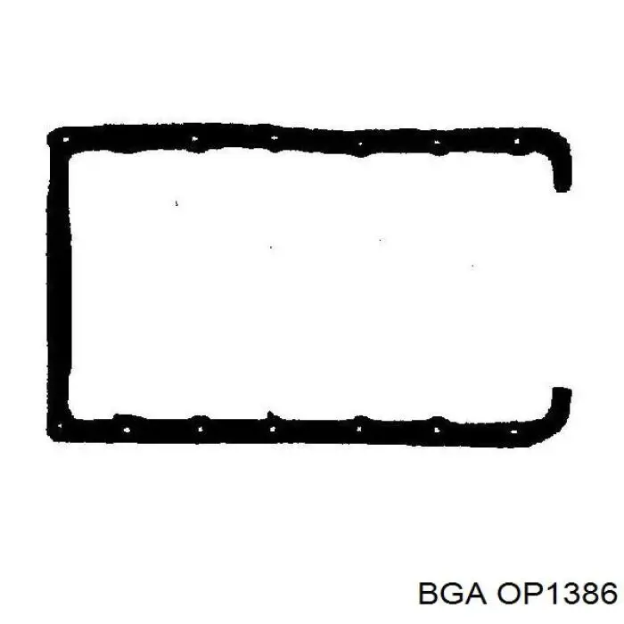 OP1386 BGA прокладка поддона картера двигателя