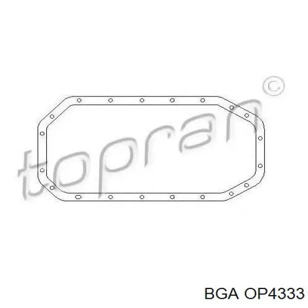 Junta, cárter de aceite OP4333 BGA
