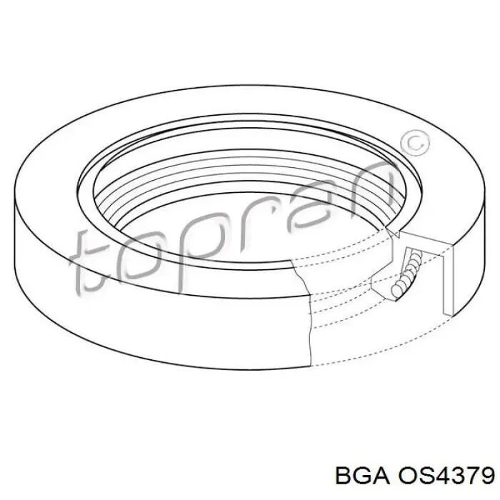 Сальник распредвала OS4379 BGA