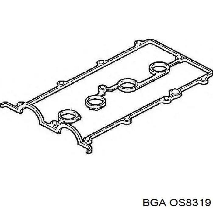 OS8319 BGA Сальник коленвала двигателя, передний