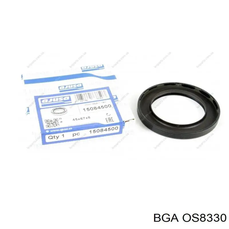 Vedação dianteira de cambota de motor BGA OS8330