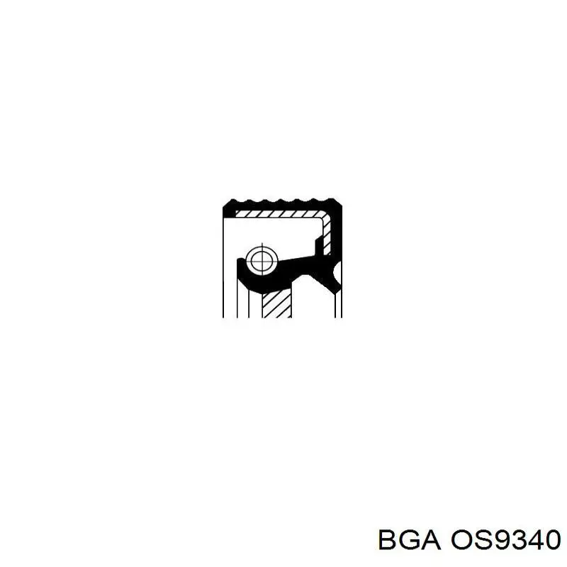 Купить OS9340 BGA Передний сальник коленвала
