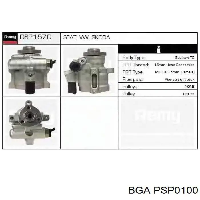 Купить PSP0100 BGA Насос рулевого управления