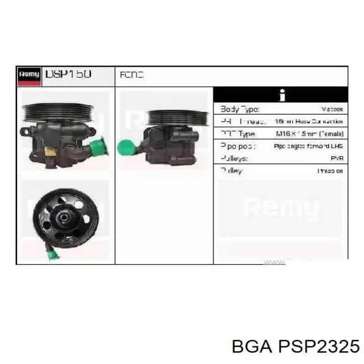 Насос гидравлики BGA PSP2325 цена, от 97.42 USD