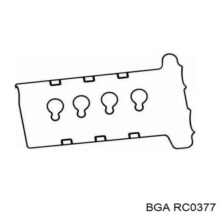 Прокладка крышки двигателя BGA RC0377 цена, от 11.96 USD
