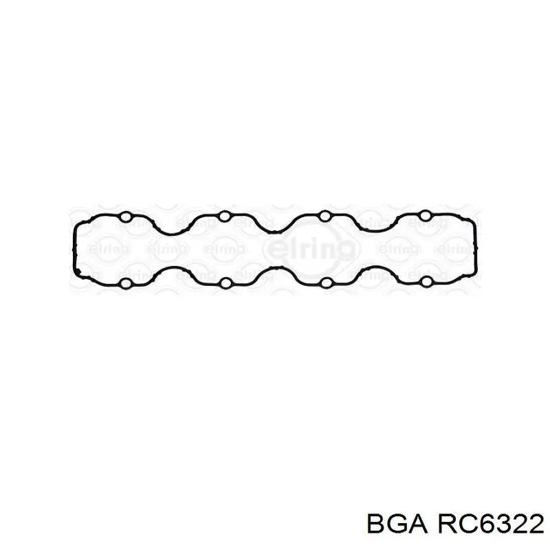 RC6322 BGA прокладка клапанной крышки