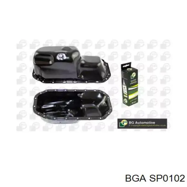 SP0102 BGA поддон масляный картера двигателя