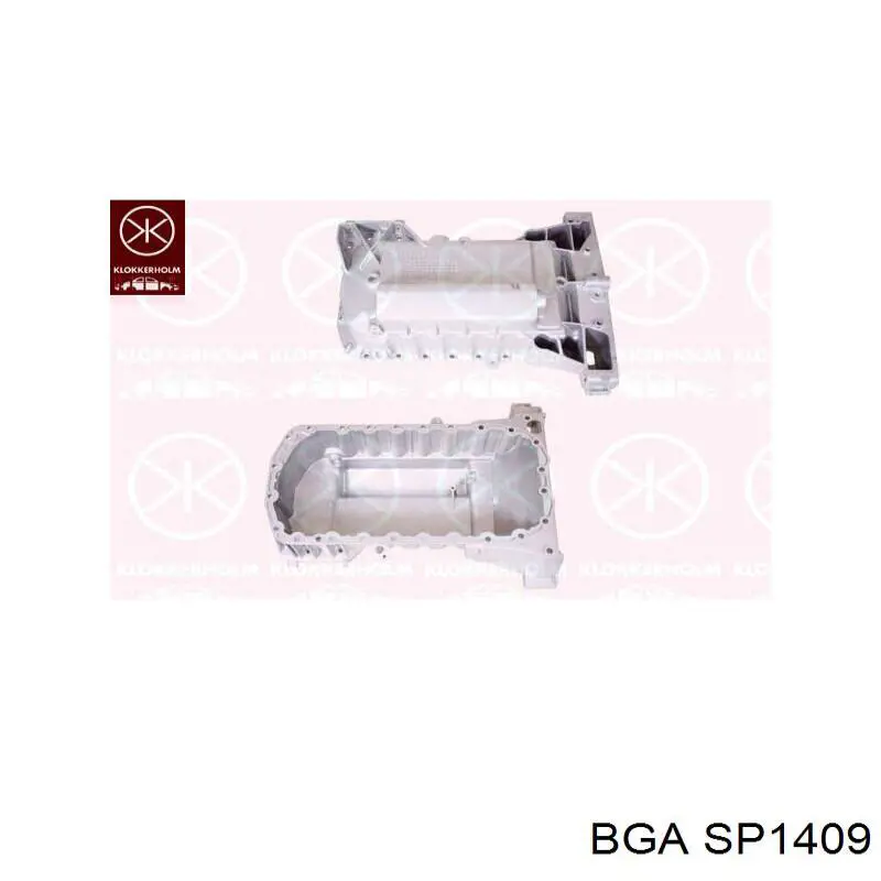 SP1409 BGA поддон масляный картера двигателя