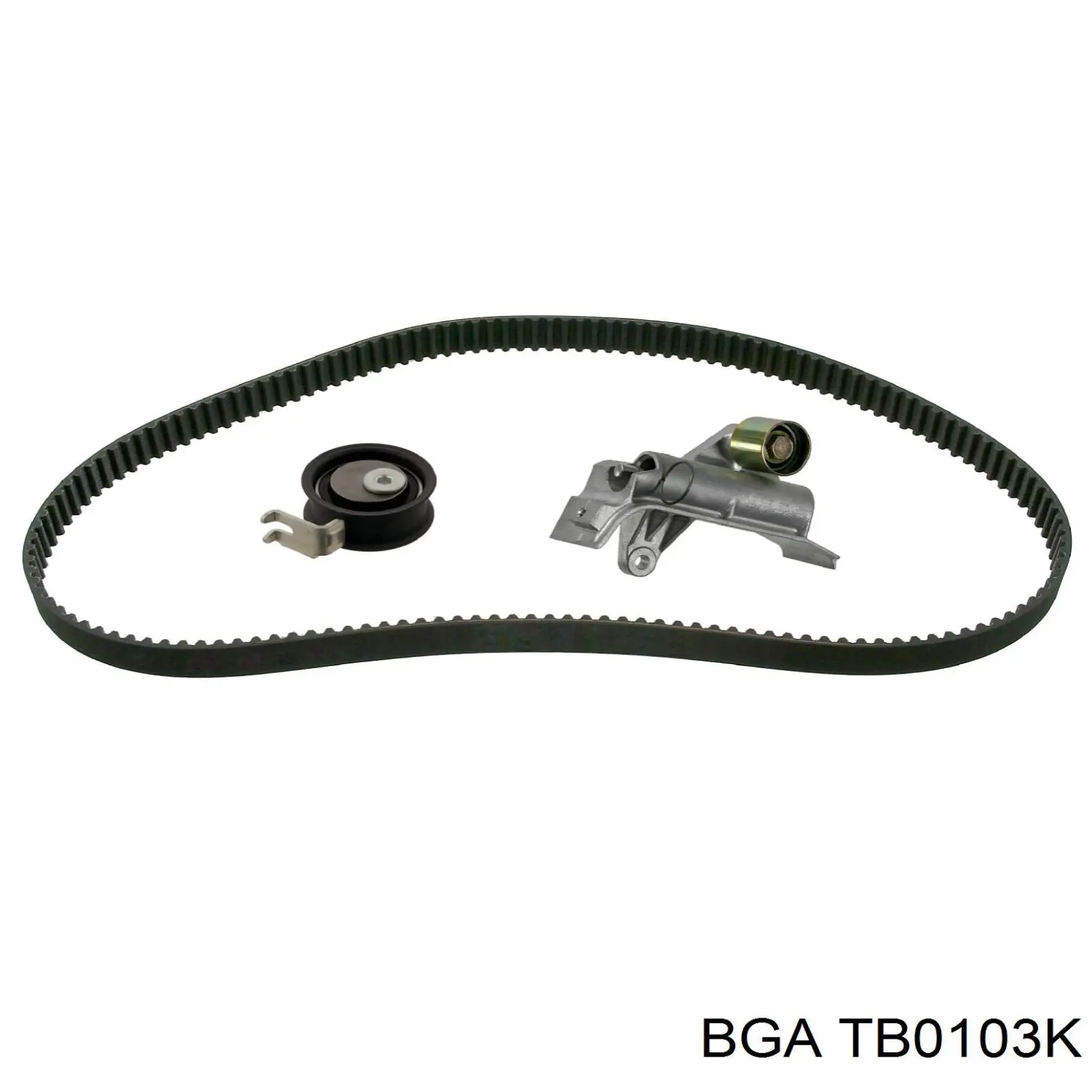 Ремень ГРМ, комплект BGA BGATB0103K