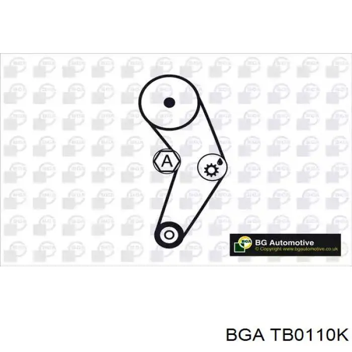 Ремень ГРМ, комплект BGA TB0110K