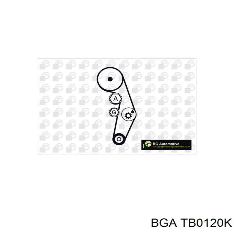 ГРМ ремни, комплект BGA TB0120K цена, от 67.53 USD