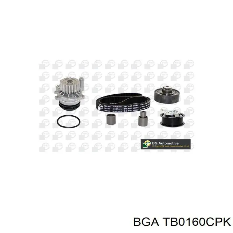 Ремень ГРМ, комплект BGA TB0160CPK
