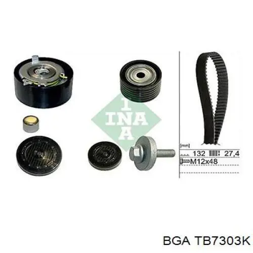 ГРМ ремни, комплект BGA TB7303K цена, от 69.05 USD