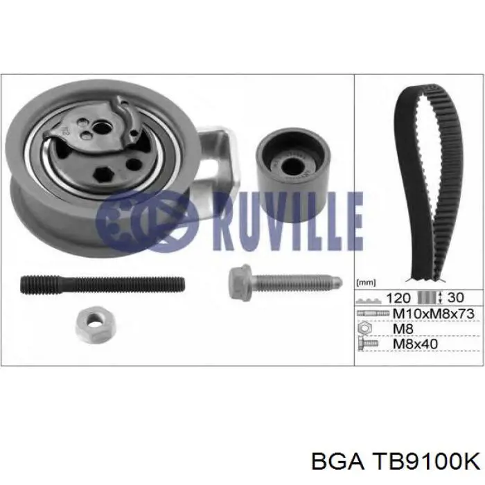 Compre TB9100K BGA Correia do mecanismo de distribuição de gás, kit