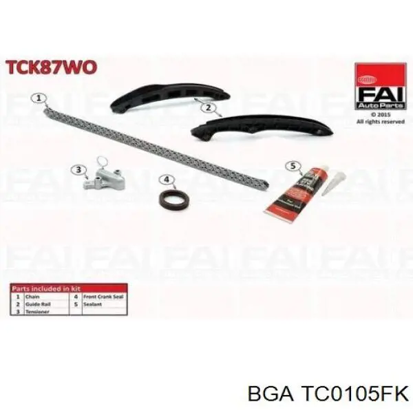 Купить TK081096 Freccia Набор цепи грм
