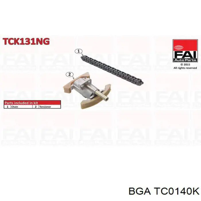 TC0140K BGA комплект цепи грм