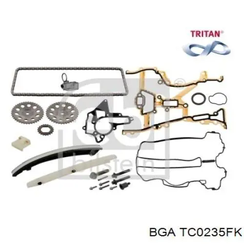 Ремкомплект ГРМ BGA TC0235FK цена, от 72.05 USD