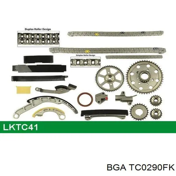 Комплект цепи ГРМ TC0290FK BGA