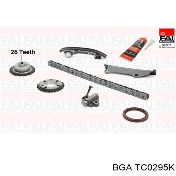 Ремкомплект ГРМ BGA TC0295K цена, от 106.09 USD
