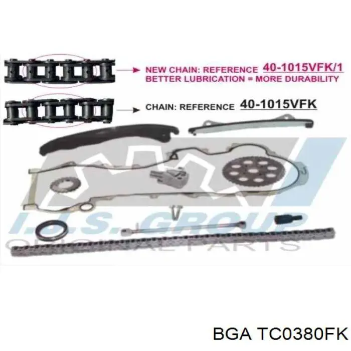 Ремкомплект ГРМ BGA TC0380FK цена, от 70.86 USD