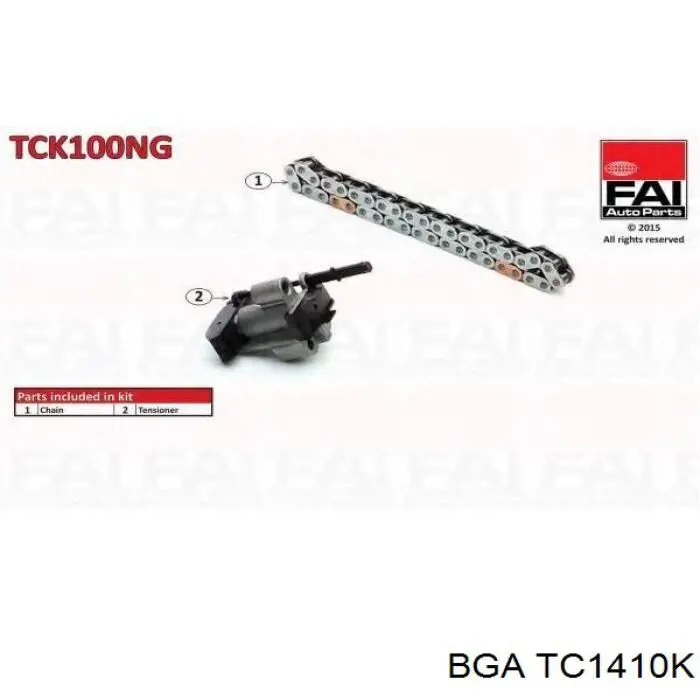 Цепь ГРМ верхняя, комплект BGA TC1410K цена, от 75.81 USD