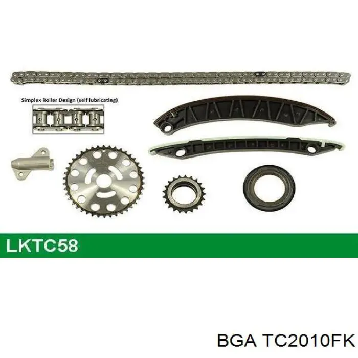 Ремкомплект ГРМ BGA TC2010FK цена, от 89.97 USD