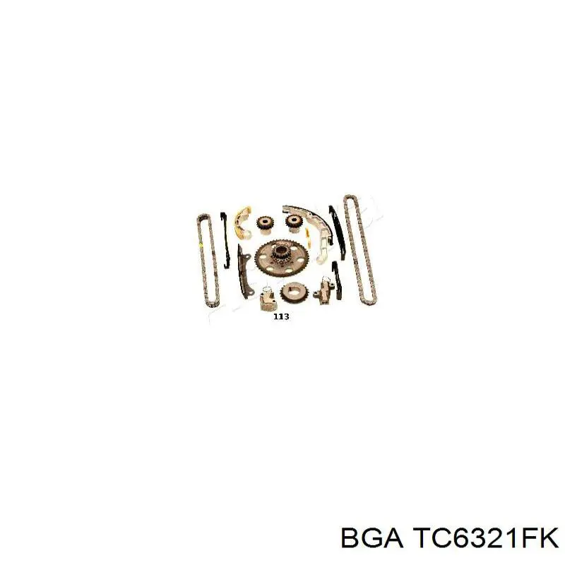 Цепь ГРМ, комплект BGA TC6321FK