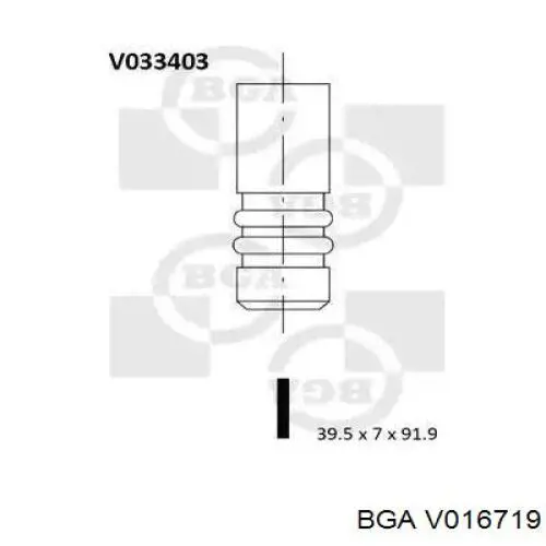 Выпускной клапан двигателя AMP/Paradowscy PAUD075B0N цена, от 7.41 USD