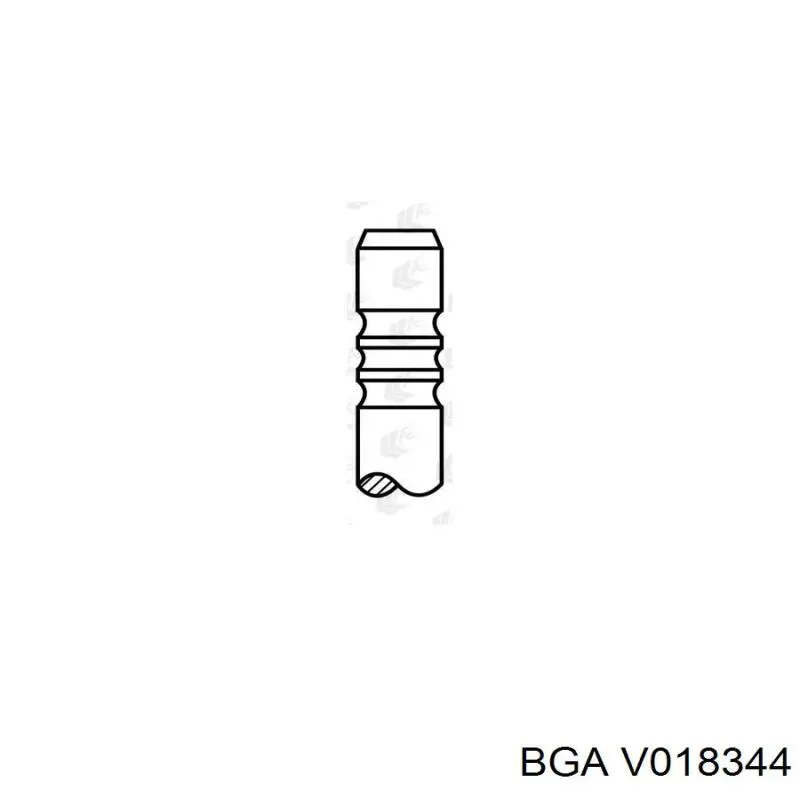 Клапан впускний V018344 BGA