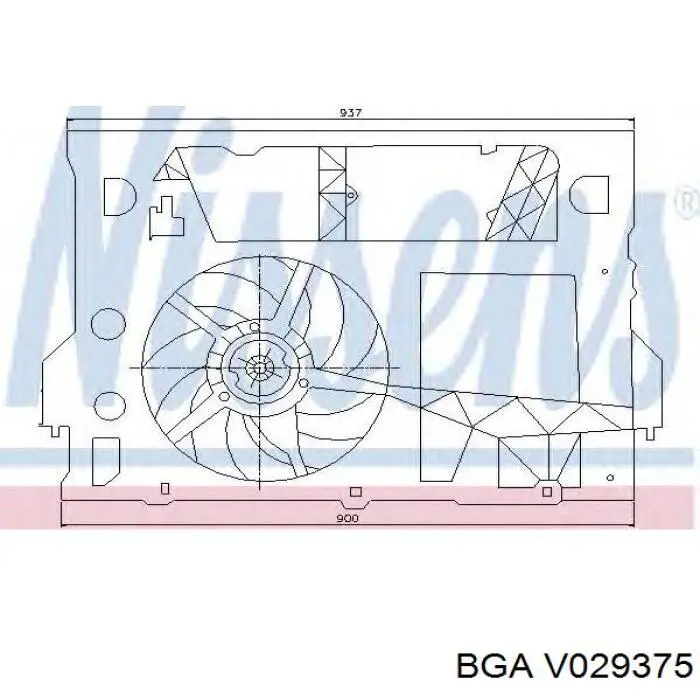 V029375 BGA Впускной клапан