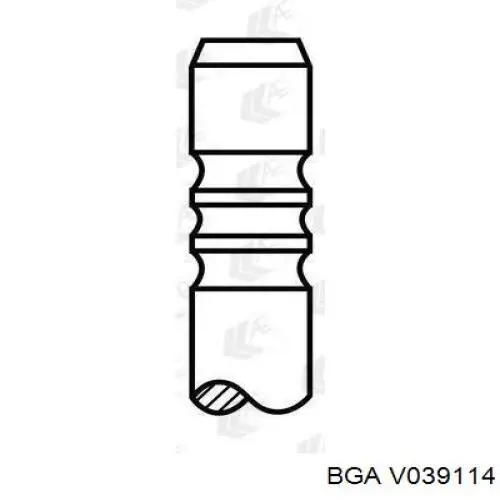 Выпускной клапан V039114 BGA