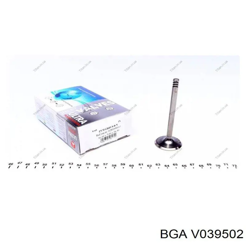 V039502 BGA впускной клапан