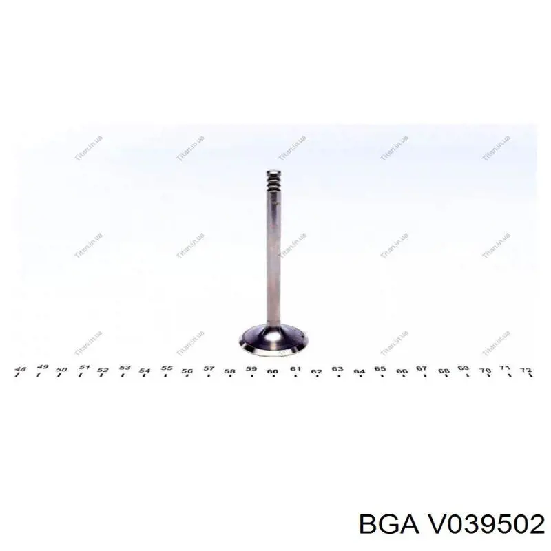 V039502 BGA Впускной клапан