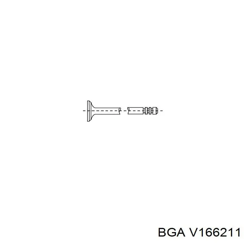 V166211 BGA клапан выпускной