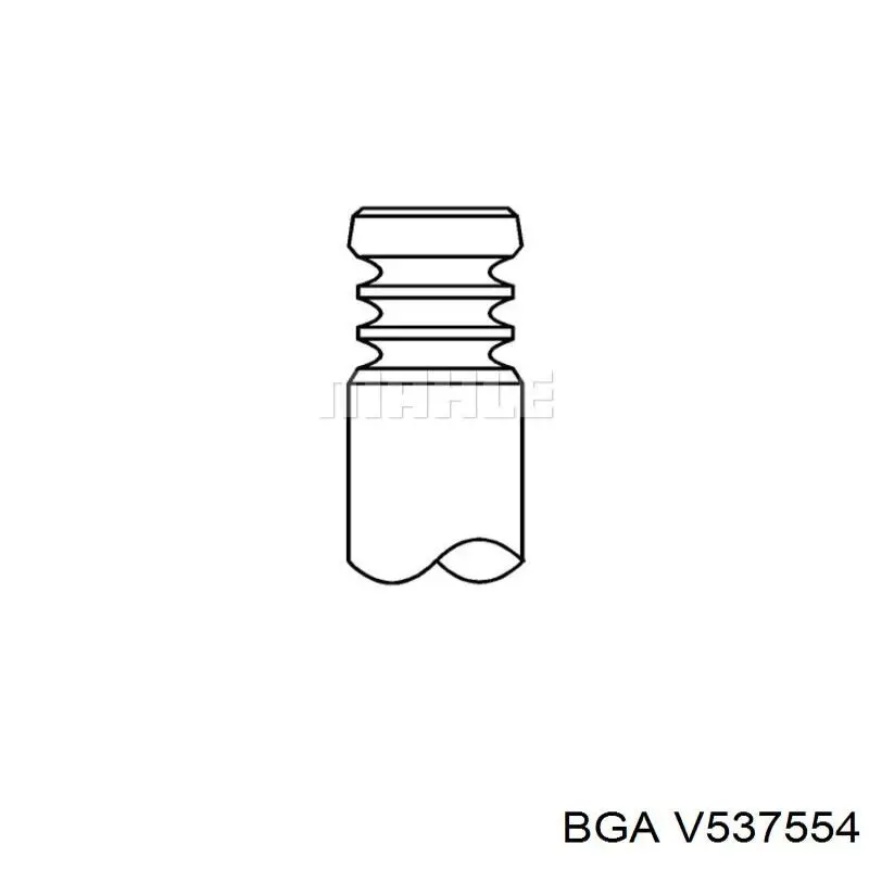 V537554 BGA клапан выпускной