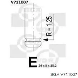 Впускной клапан V711007 BGA