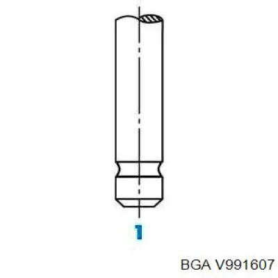 Válvula de admisión V991607 BGA