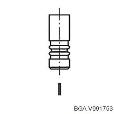 Впускной клапан 2S6Q6507AB Ford