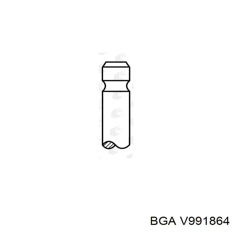 Купить V991864 BGA Выпускной клапан