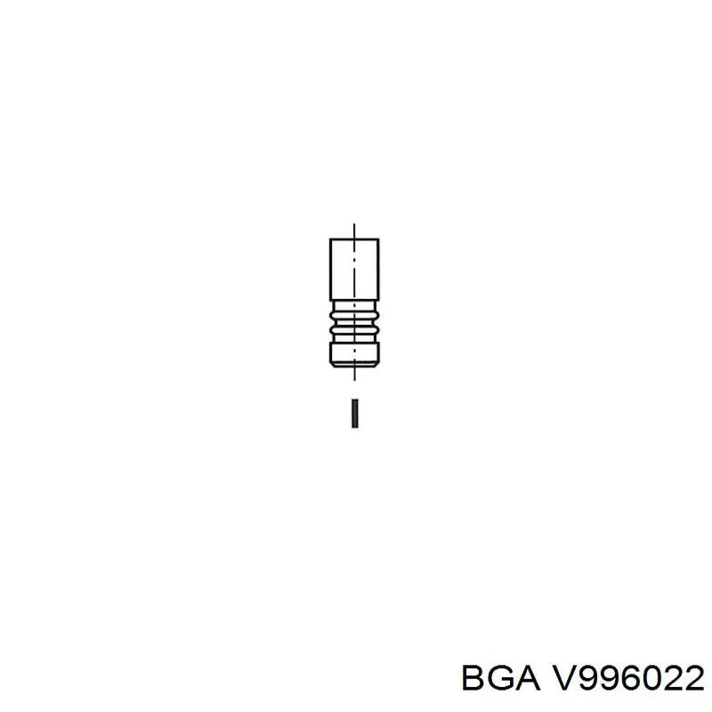 V996022 BGA клапан впускной