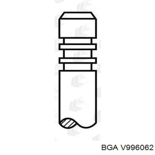 Выпускной клапан двигателя BGA V996062 цена, от 3.88 USD