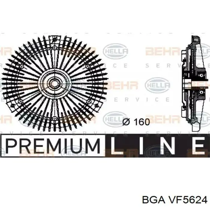 VF5624 BGA Гидромуфта привода вентилятора