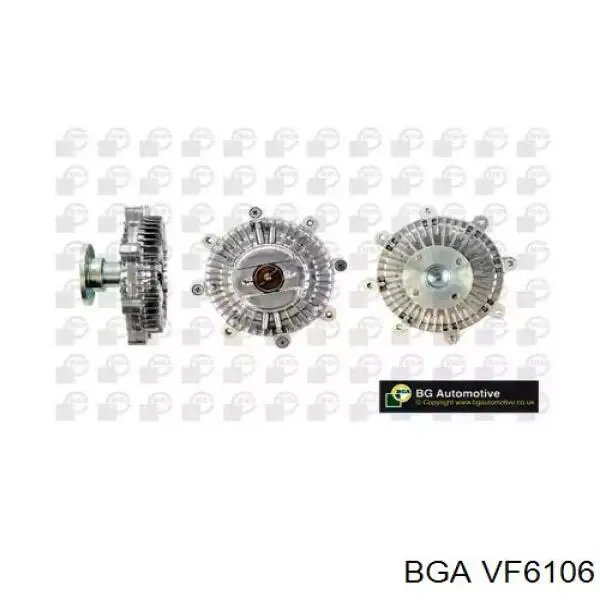 VF6106 BGA вискомуфта (вязкостная муфта вентилятора охлаждения)