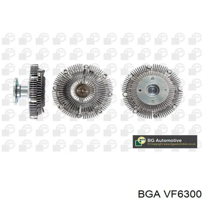 VF6300 BGA вискомуфта (вязкостная муфта вентилятора охлаждения)