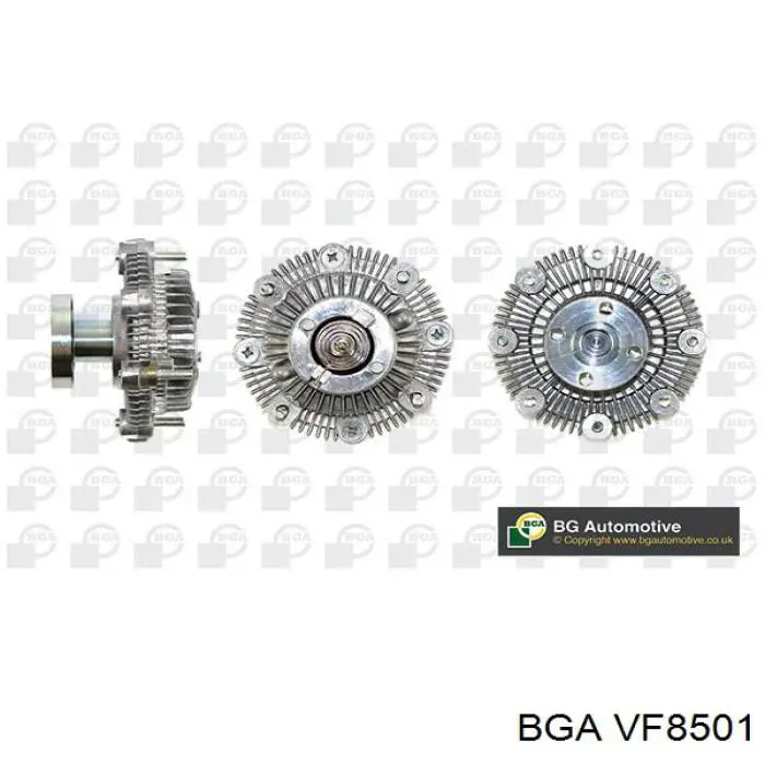 Embrague, ventilador del radiador VF8501 BGA