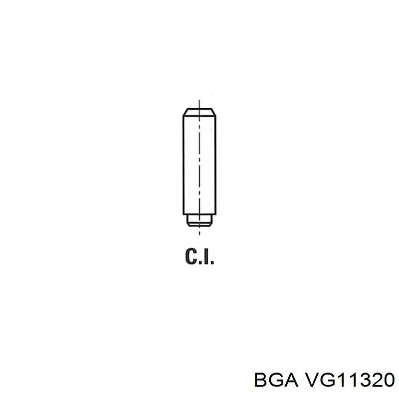 Направляющая клапана VG11320 BGA