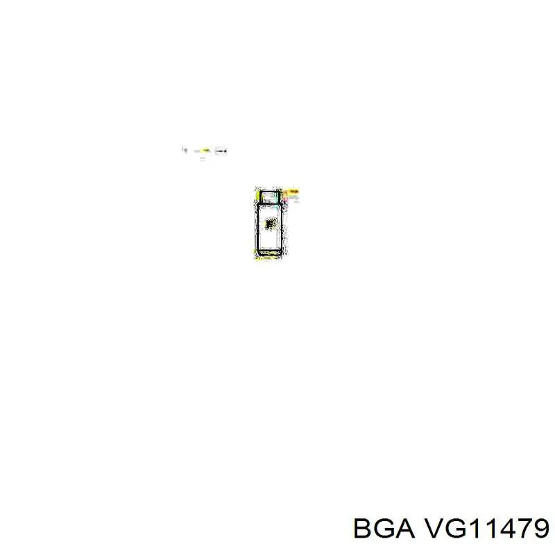 VG11479 BGA направляющая клапана