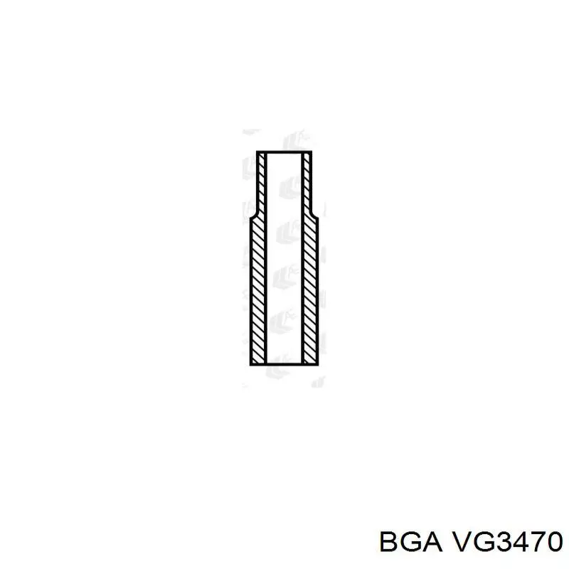 VG3470 BGA направляющая клапана