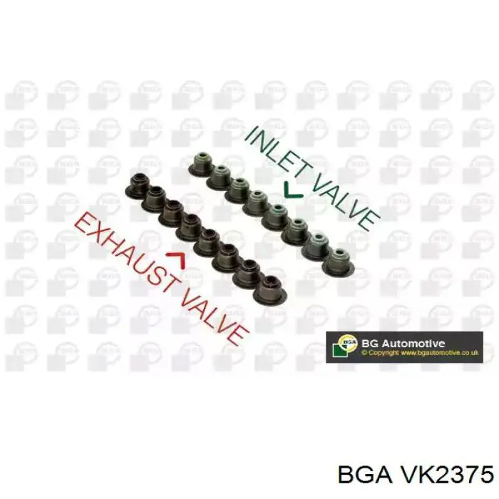 VK2375 BGA сальник клапана (маслосъемный, впуск/выпуск, комплект на мотор)